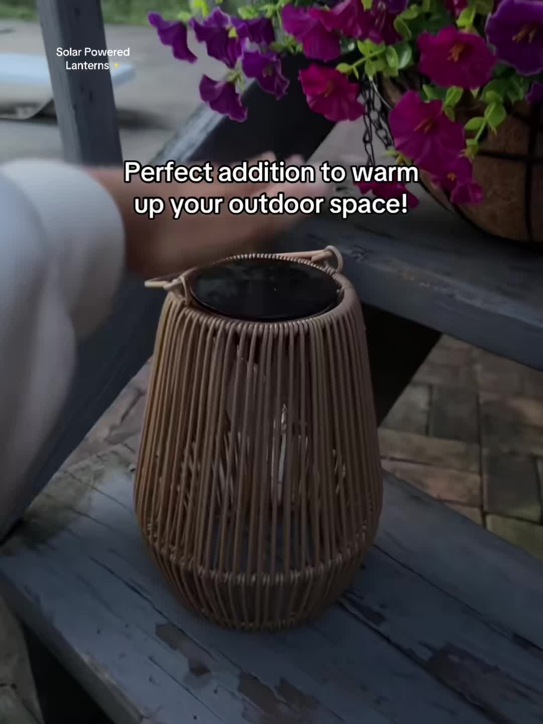 Handmade Solar Rattan Hanging Lanterns, Bohemian Style, 1–4 Pack