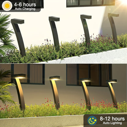 Solar Pathway Lights, IPX5, Bright LED, 4, 6 or 8-Pack