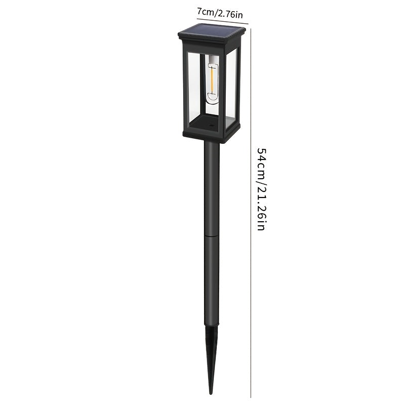Solar Garden Street Lamps, IP44, Warm White, 4 or 6-Pack