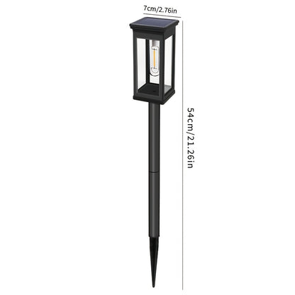 Solar Garden Street Lamps, IP44, Warm White, 4 or 6-Pack