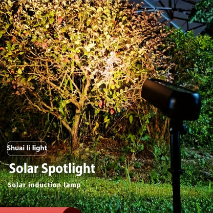 Solar Garden Spotlight, Adjustable, Portable, Warm White