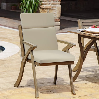 High-Back Rocking Chair Cushion Set, Seat & Back, Ties Included