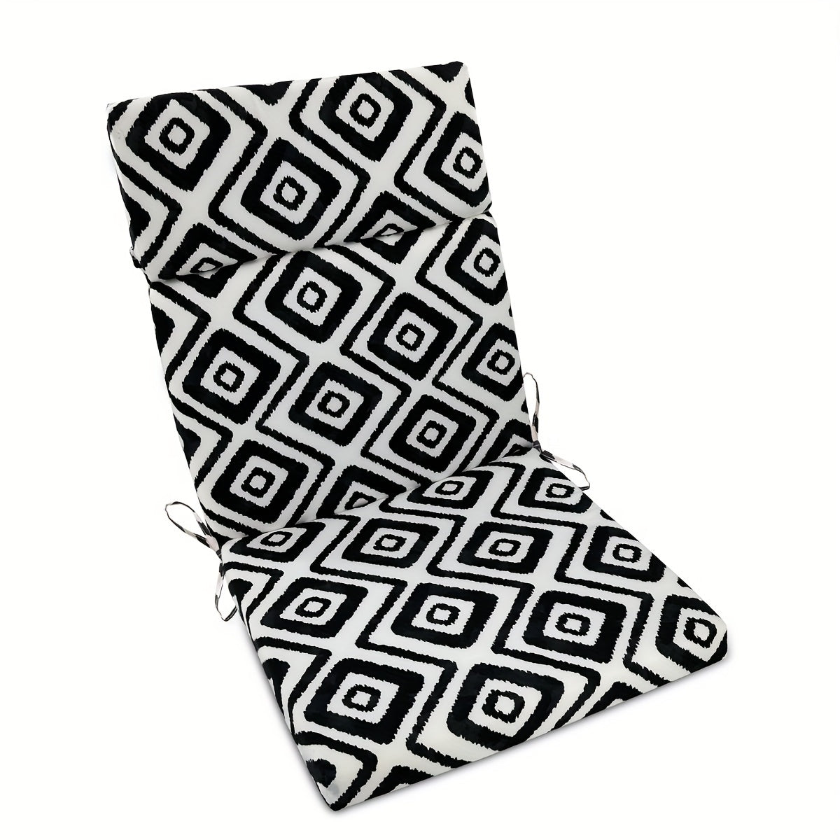 High-Back Rocking Chair Cushion Set, Seat & Back, Ties Included