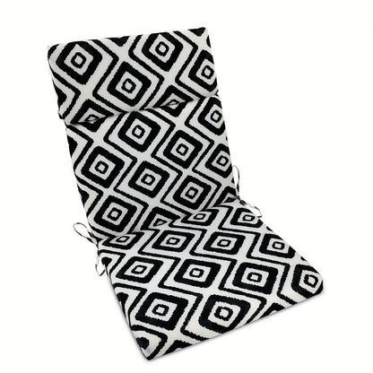 High-Back Rocking Chair Cushion Set, Seat & Back, Ties Included