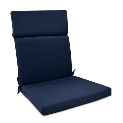 High-Back Rocking Chair Cushion Set, Seat & Back, Ties Included