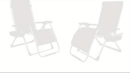 Zero Gravity Reclining Patio Chair, Folding, Cup Holder, Cushioned
