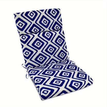 High-Back Rocking Chair Cushion Set, Seat & Back, Ties Included