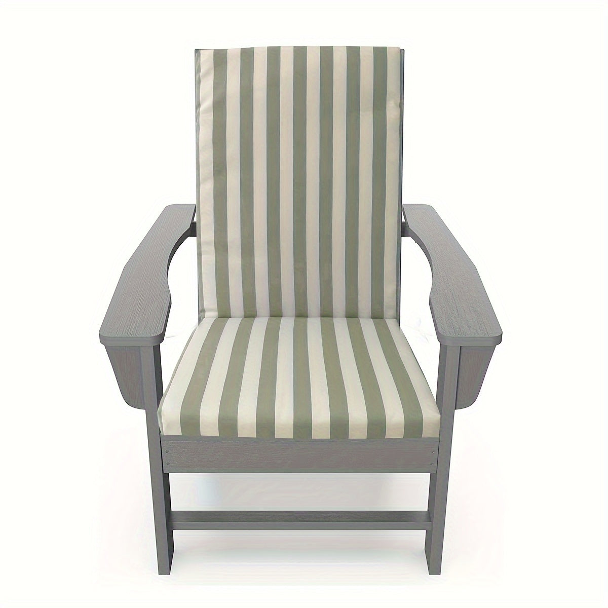 High-Back Chair Cushion, Striped, Foldable, 4 Colour Options