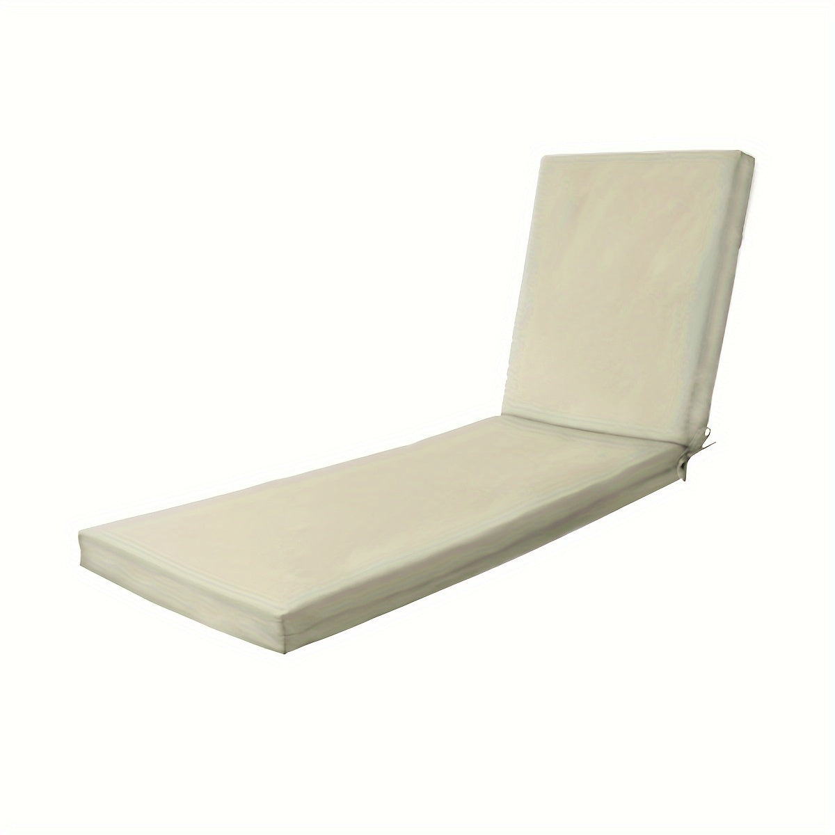 Outdoor Chaise Lounge Cushion, Foam Fill, Zippered, Pool & Patio