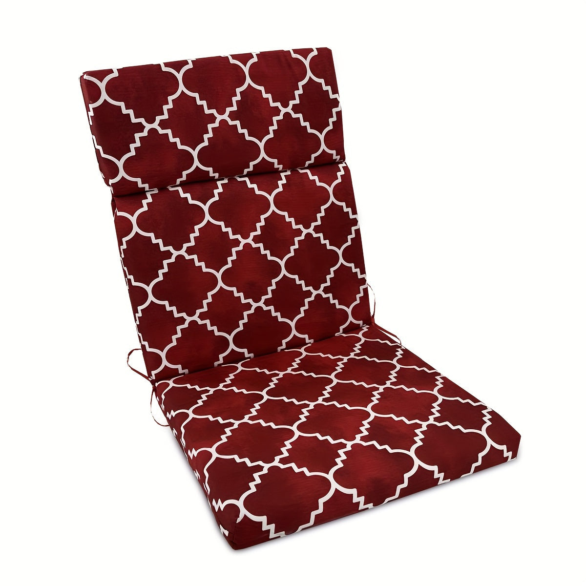 High-Back Rocking Chair Cushion Set, Seat & Back, Ties Included