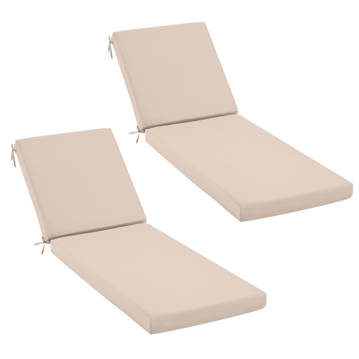 Striped Outdoor Lounge Cushion, Waterproof, Removable Cover, 10 Colours
