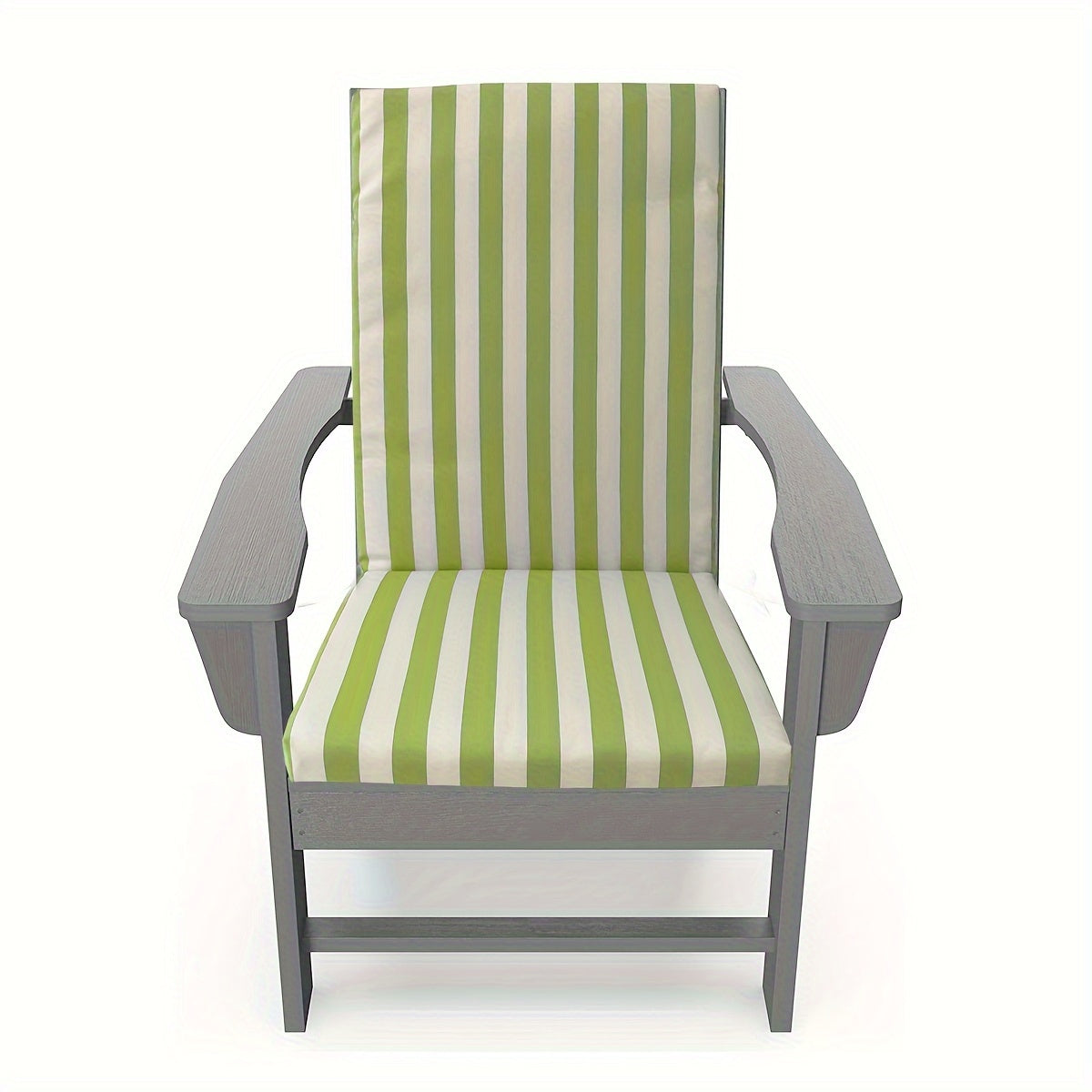 High-Back Chair Cushion, Striped, Foldable, 4 Colour Options