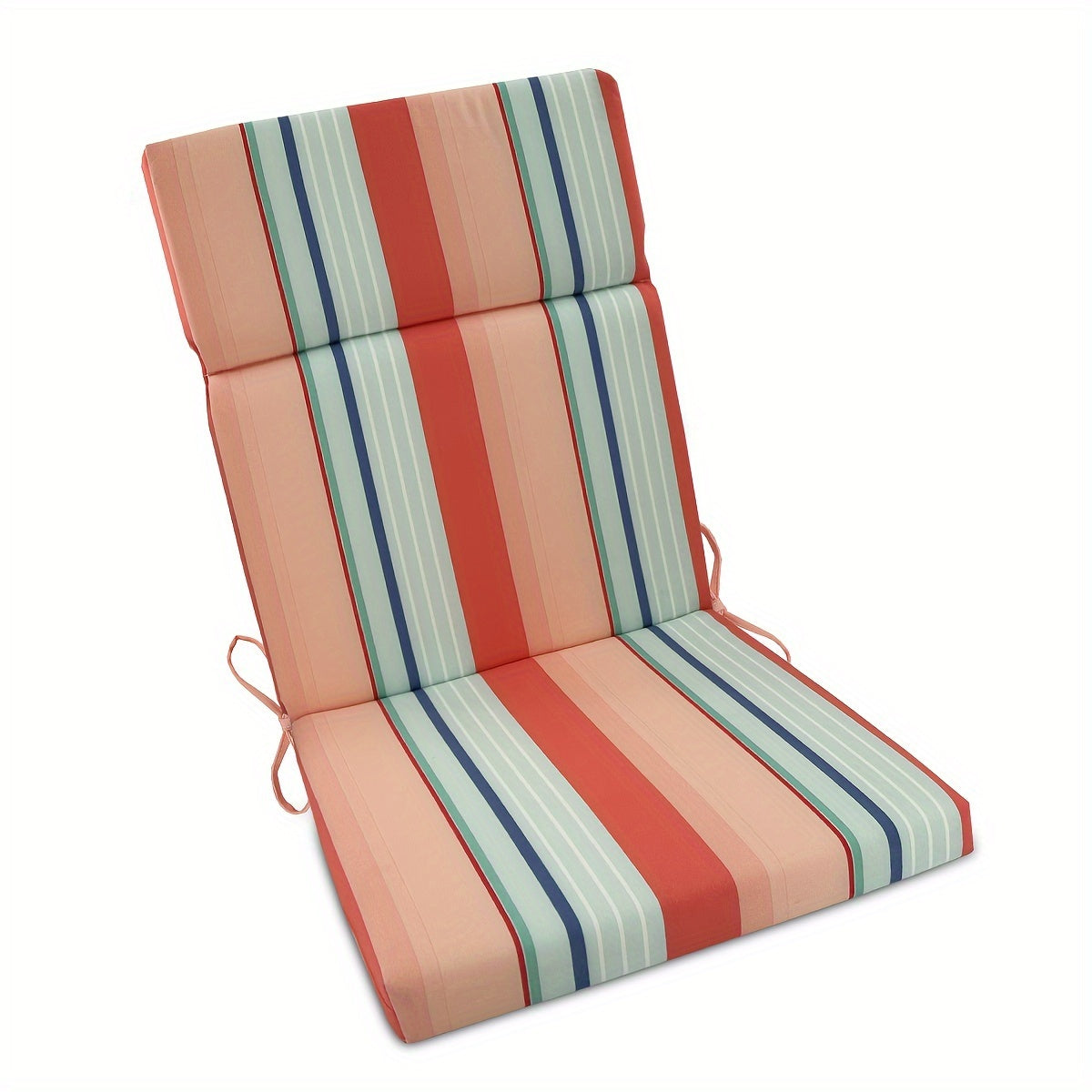 High-Back Rocking Chair Cushion Set, Seat & Back, Ties Included