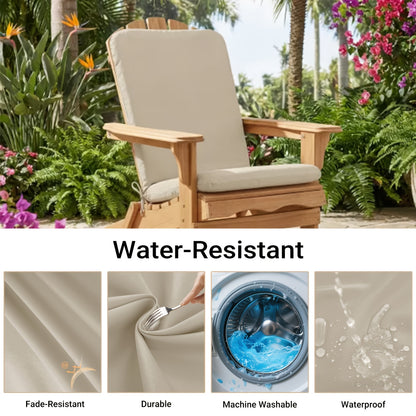 Adirondack Chair Cushion, 47" × 19", Fade-Resistant, 1 or 2-Pack