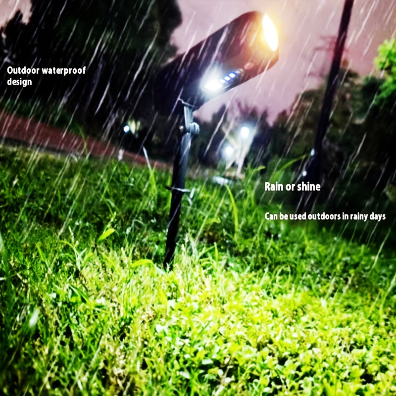Solar Garden Spotlight, Adjustable, Portable, Warm White