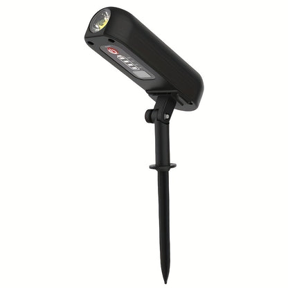 Solar Garden Spotlight, Adjustable, Portable, Warm White
