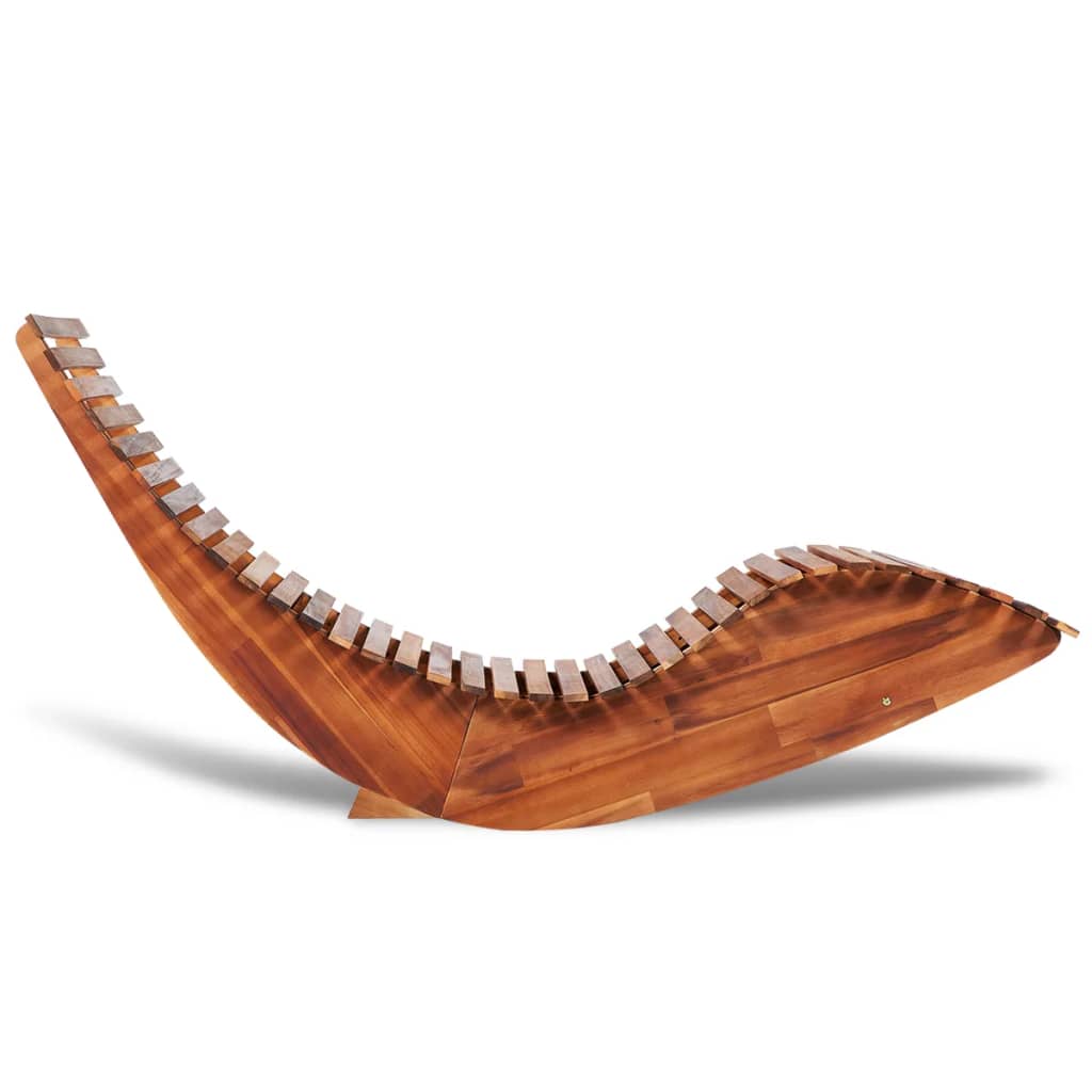 42652  Rocking Sun Lounger Acacia Wood