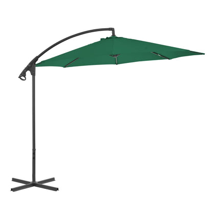 Cantilever Garden Parasol With Steel Pole 118.1"