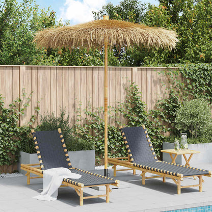 Bamboo Garden Parasol With Banana Leaf Roof