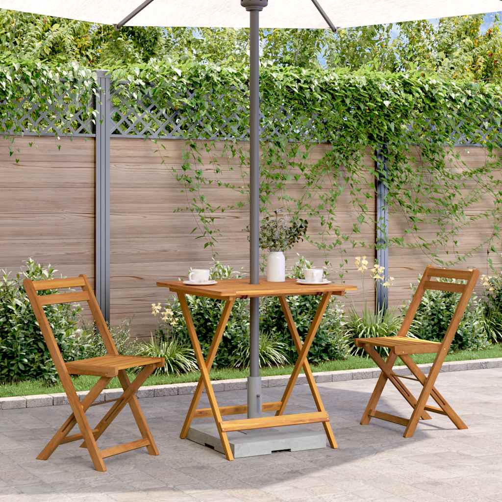Folding Garden Table Solid Acacia Wood