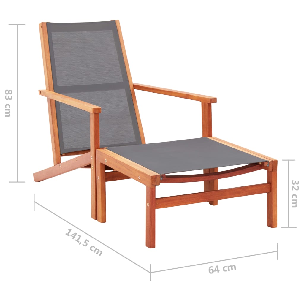 Garden Chair | | Solid Eucalyptus Wood | Medium | Foldable
