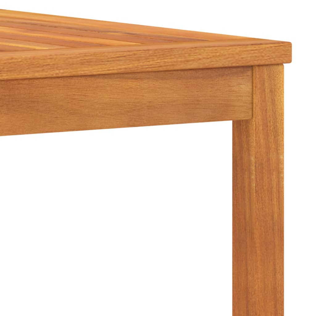 39.4"X19.7"X13" Solid Acacia Wood
