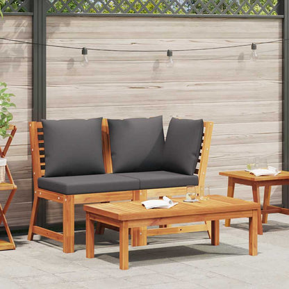 39.4"X19.7"X13" Solid Acacia Wood