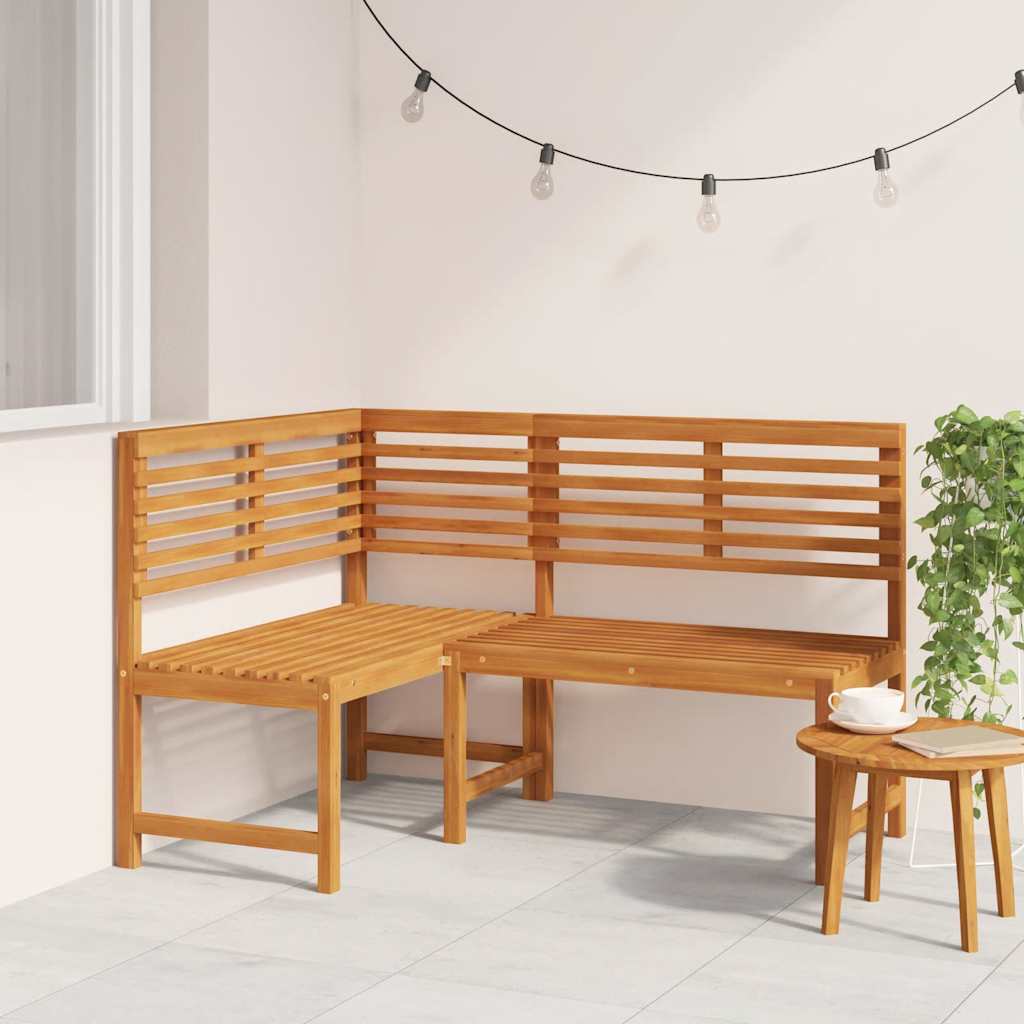 Garden Chair 2 Pcs Brown 50 X 50 X 91Cm Solid Acacia Wood