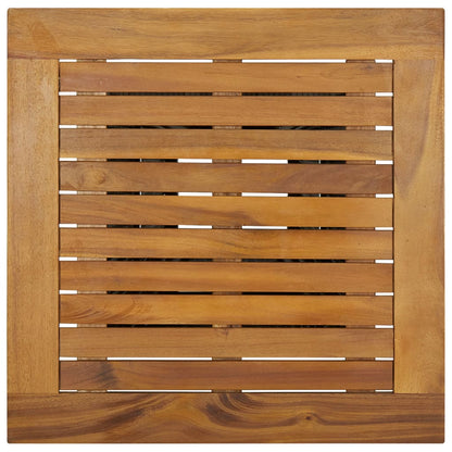 Bar Table Poly Rattan And Solid Acacia Wood