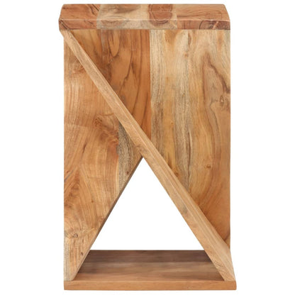Side Table 35X35X55 Cm Solid Wood Acacia
