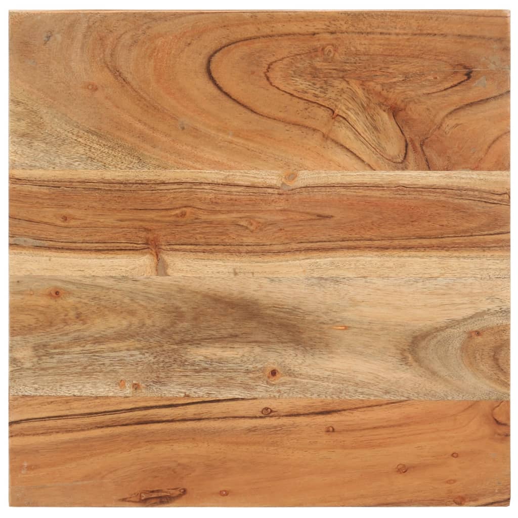 Side Table 35X35X55 Cm Solid Wood Acacia
