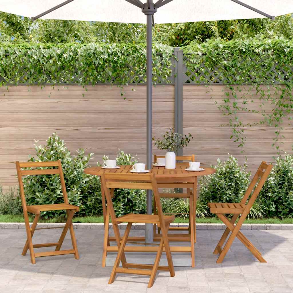 Folding Garden Table Solid Acacia Wood
