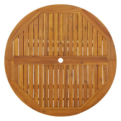 Folding Garden Table Solid Acacia Wood