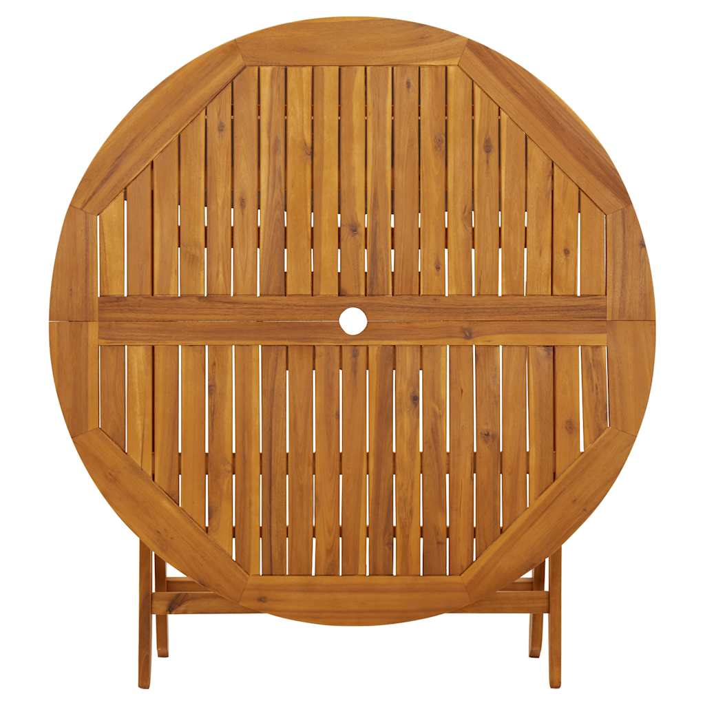 Folding Garden Table Solid Acacia Wood