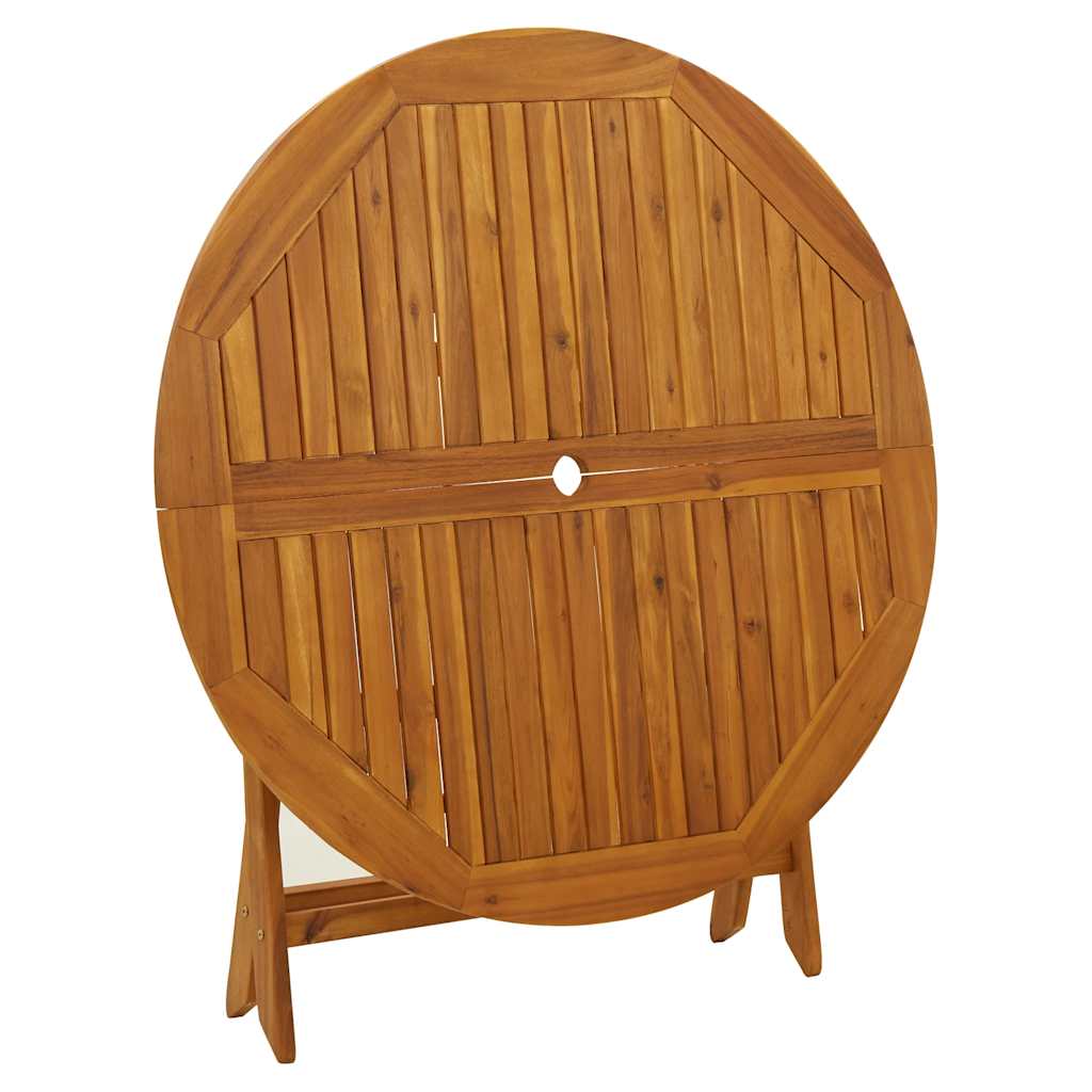 Folding Garden Table Solid Acacia Wood