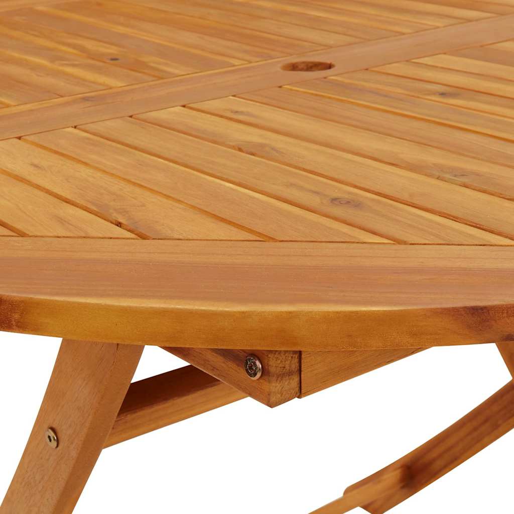 Folding Garden Table Solid Acacia Wood