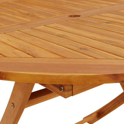 Folding Garden Table Solid Acacia Wood