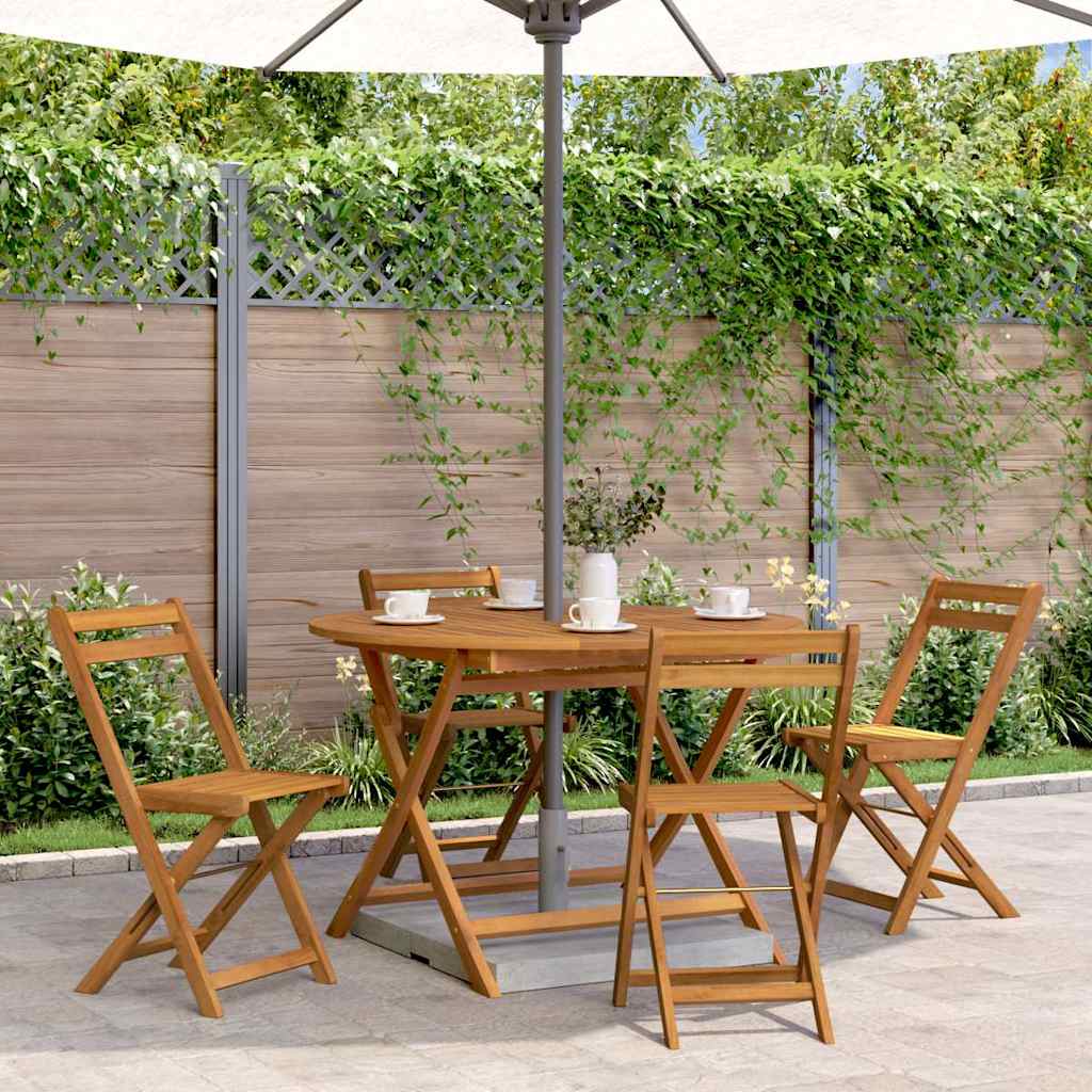 Folding Garden Table Solid Acacia Wood