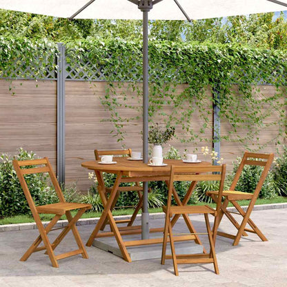 Folding Garden Table Solid Acacia Wood