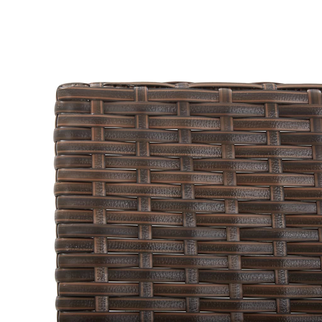 Garden Bench With Cushions 176 Cm Poly Rattan
