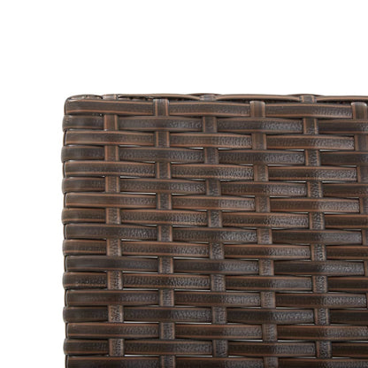 Garden Bench With Cushions 176 Cm Poly Rattan