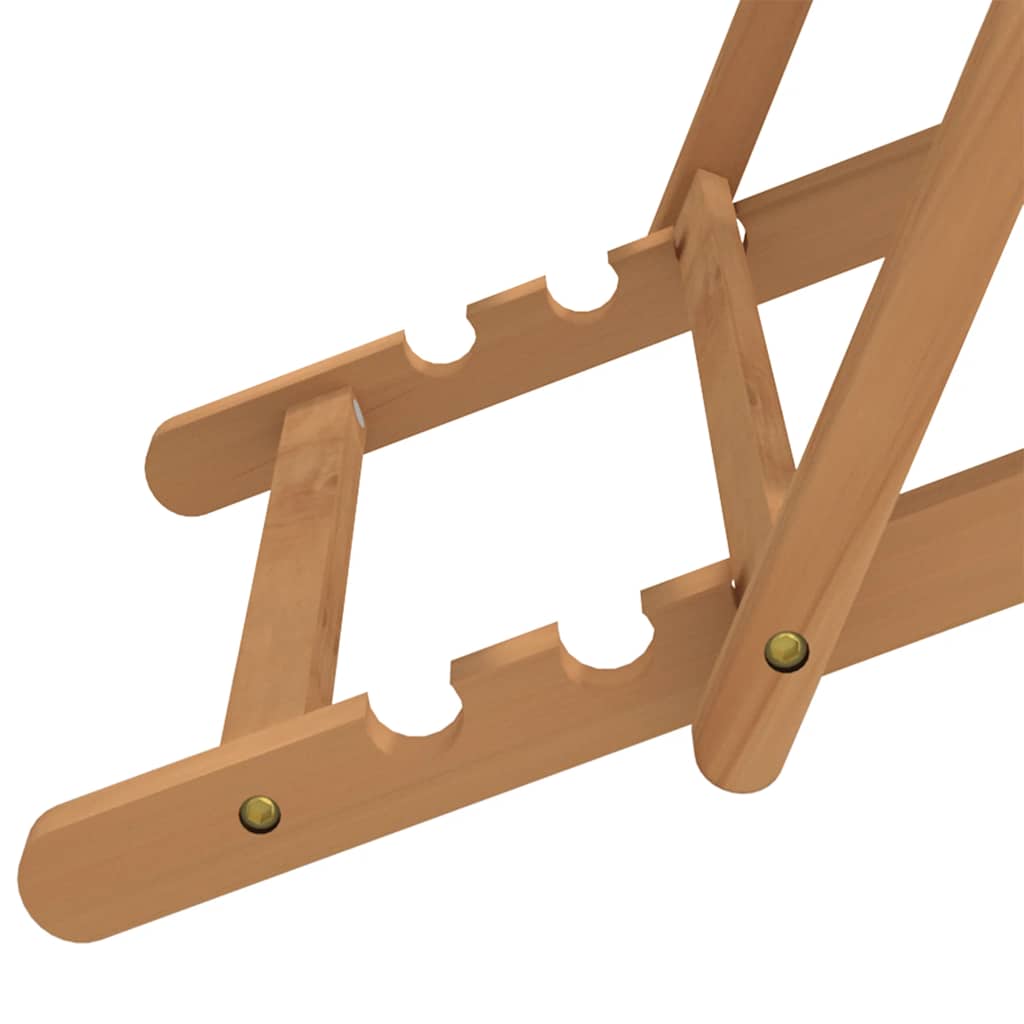 Beach Chair | | Solid Teak Wood, Polyester Fabric | Standard