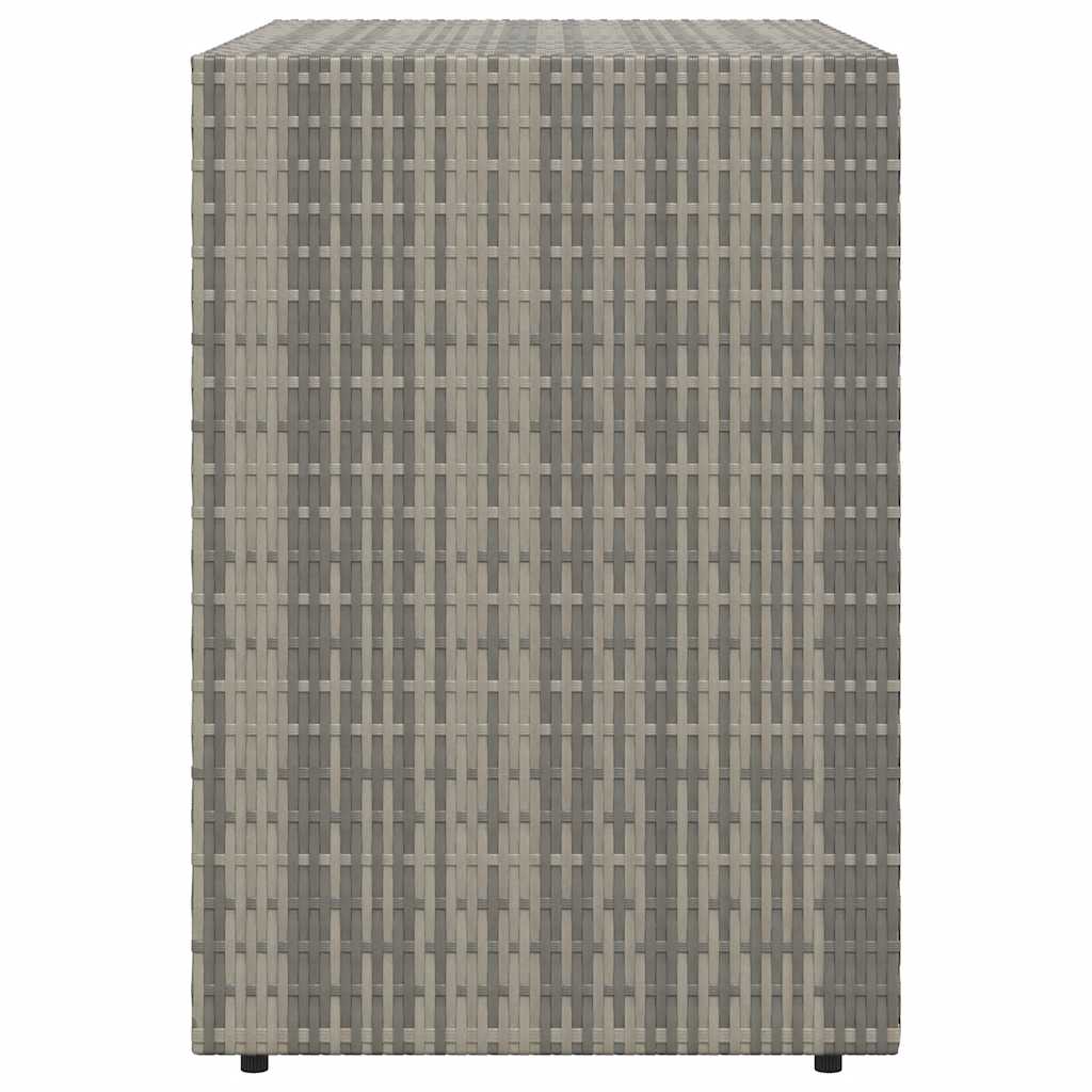 Garden Storage Cabinet 100X55.5X80 Cm Poly Rattan