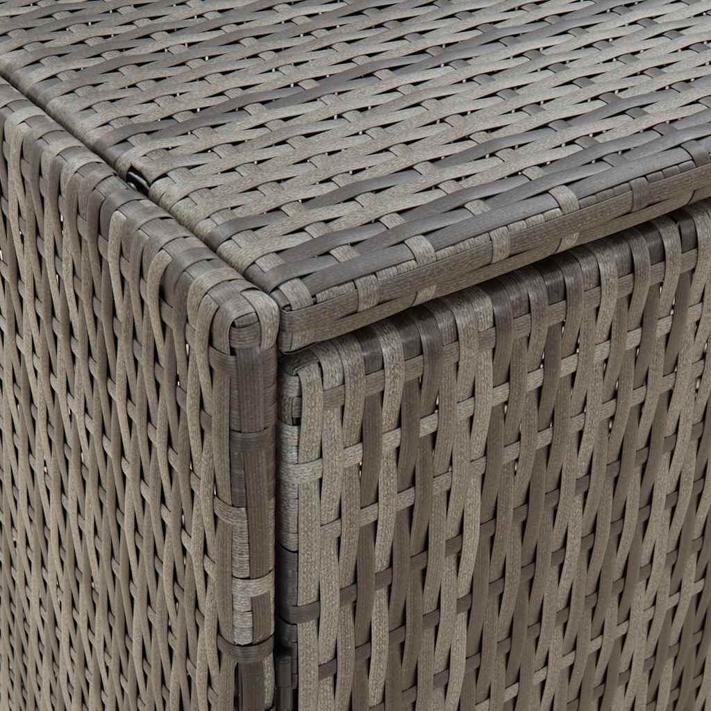 Garden Storage Cabinet 100X55.5X80 Cm Poly Rattan