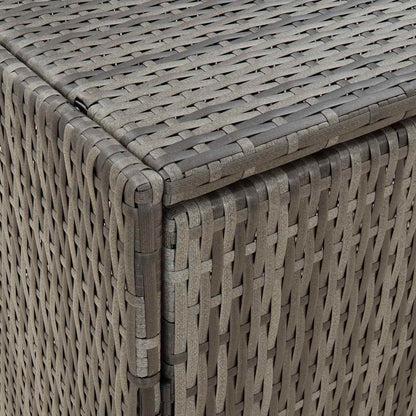 Garden Storage Cabinet 100X55.5X80 Cm Poly Rattan