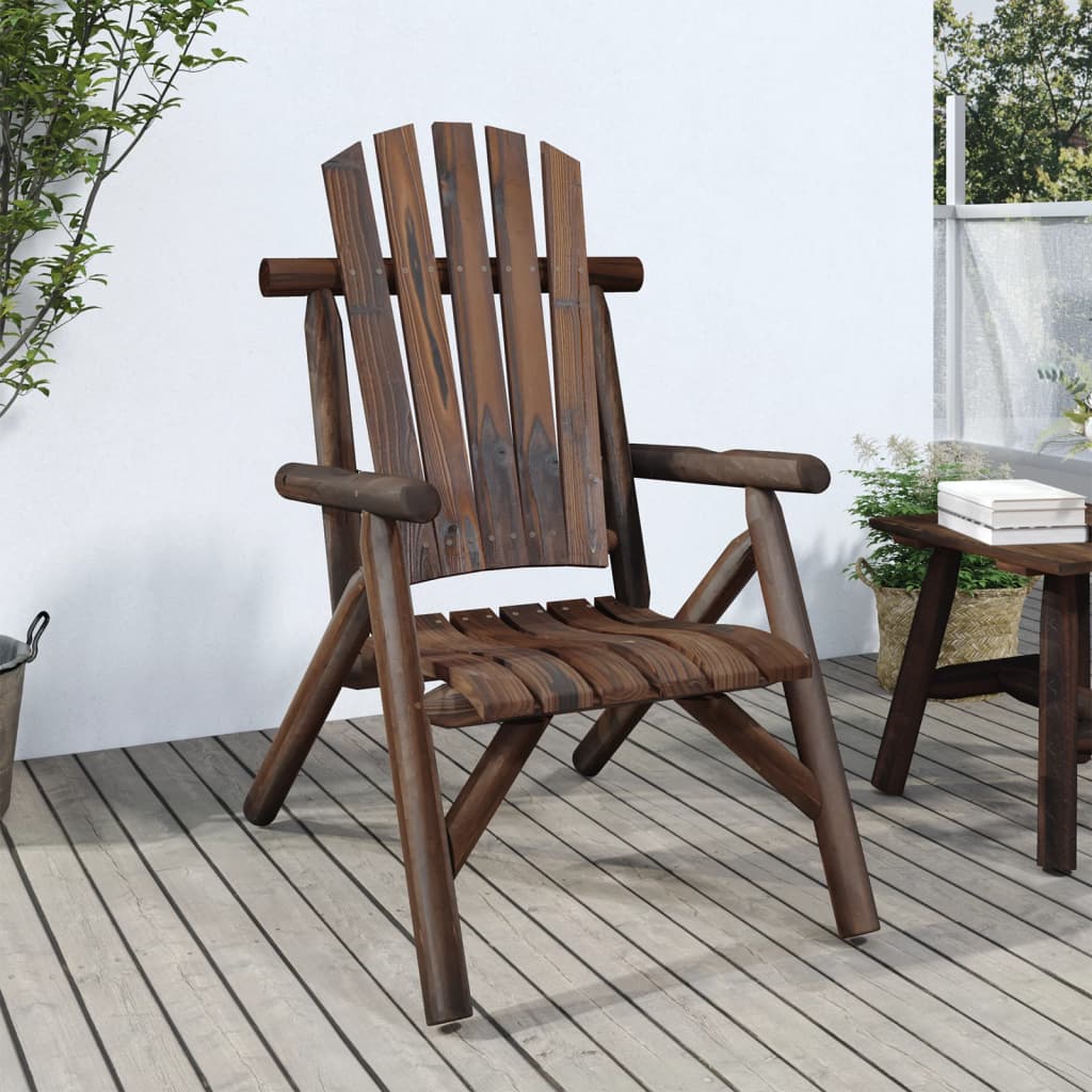 Coffee 35.4"X19.7"X16.1" Solid Wood Spruce