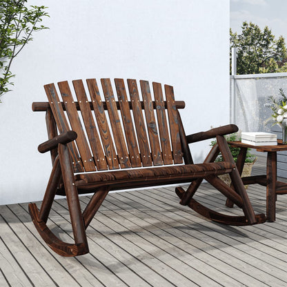 Coffee 35.4"X19.7"X16.1" Solid Wood Spruce