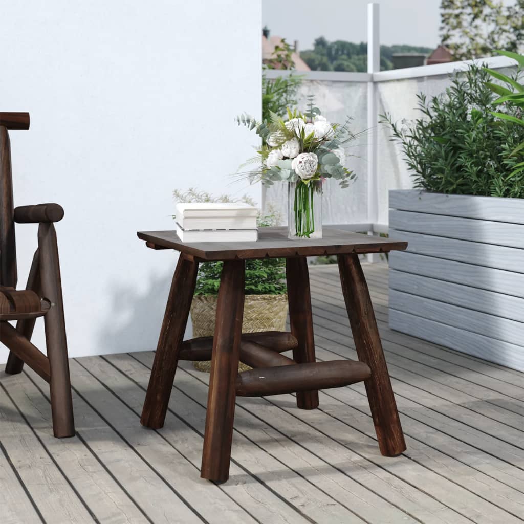 Coffee 35.4"X19.7"X16.1" Solid Wood Spruce
