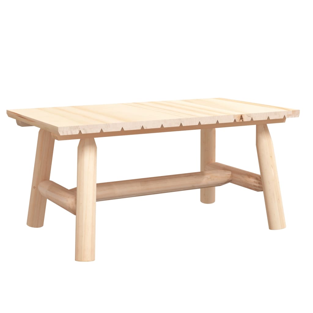 Coffee 35.4"X19.7"X16.1" Solid Wood Spruce