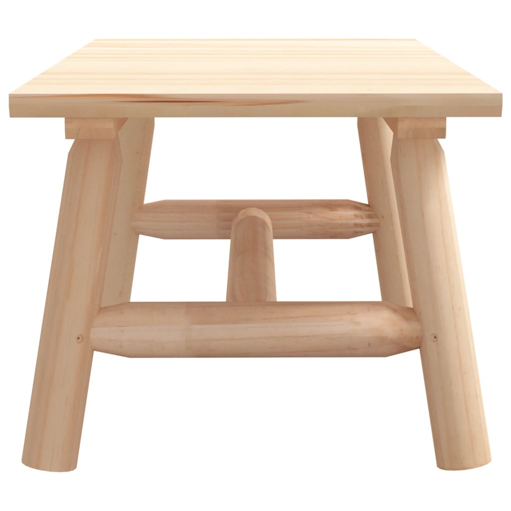 Coffee 35.4"X19.7"X16.1" Solid Wood Spruce